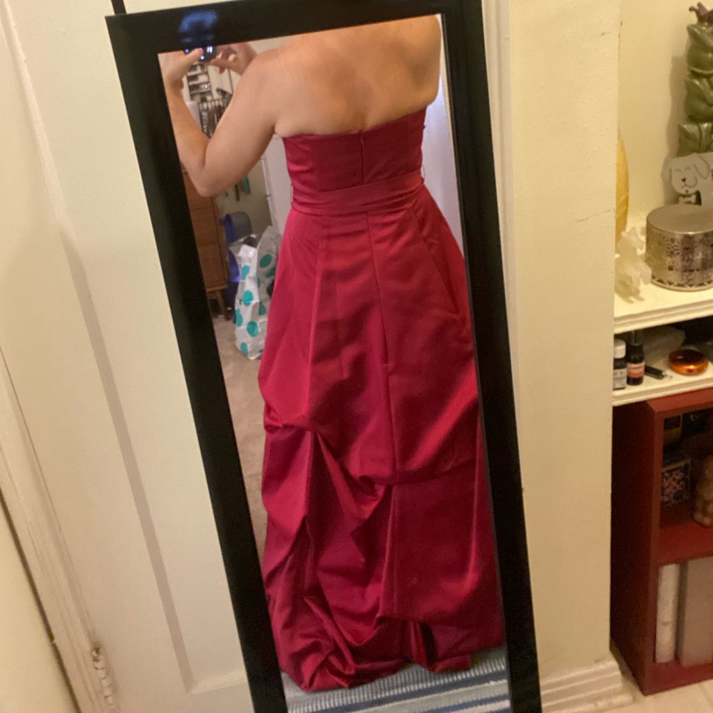 David’s Bridal strapless gown - Picture 6 of 10